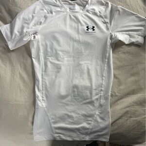 White under armour compression shirt